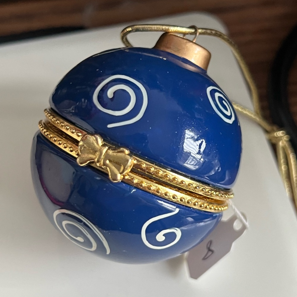 🆕Sterling silver ring Botswana agate  sz 8 in Christmas ornament NWT